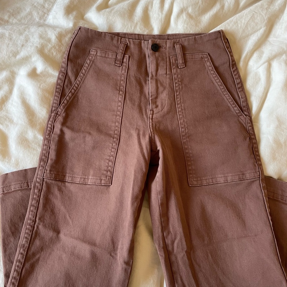 Everlane Organic Utility Pant Carob Brown